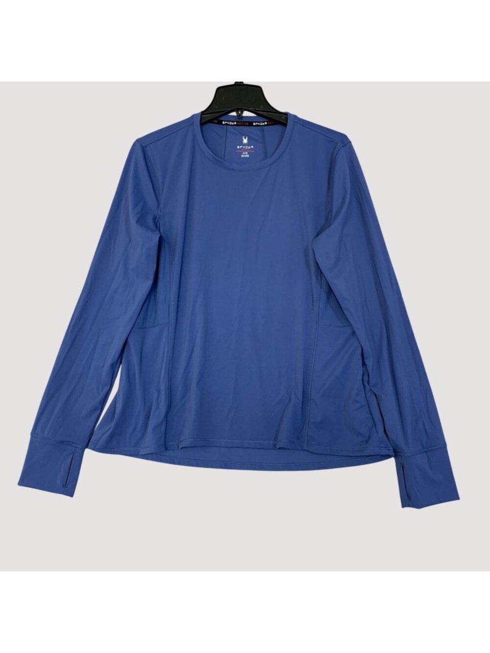 NWOT Spyder Active Women's XL Blue Long-Sleeve Performance Shirt